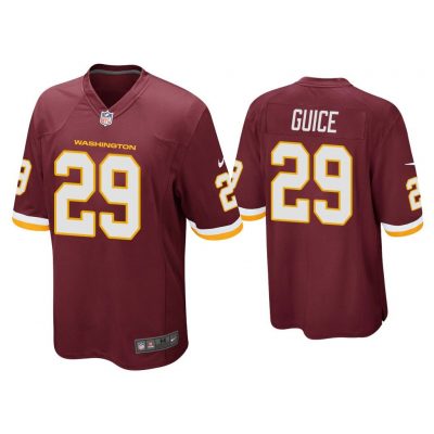 Men Derrius Guice Washington Football Team Burgundy Game Jersey