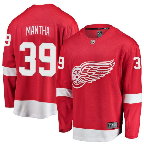 Men Detroit Red Wings Anthony Mantha Red Breakaway Player Jersey