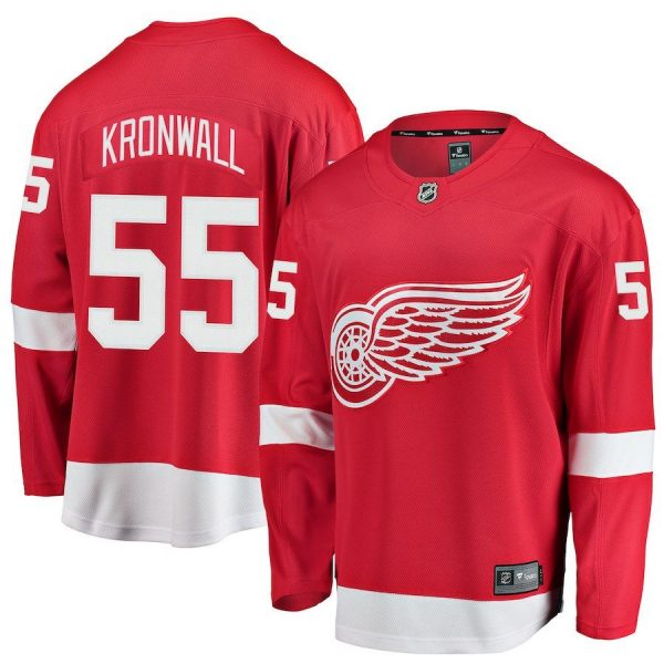 Men Detroit Red Wings Niklas Kronwall Red Breakaway Player Jersey
