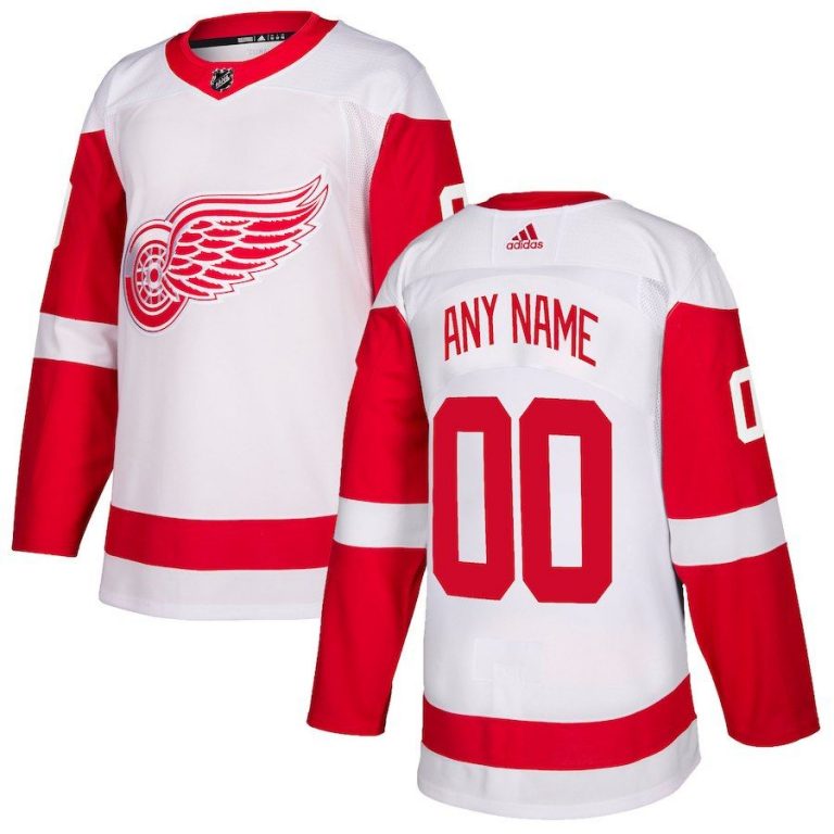 Men Detroit Red Wings Red Custom Jersey