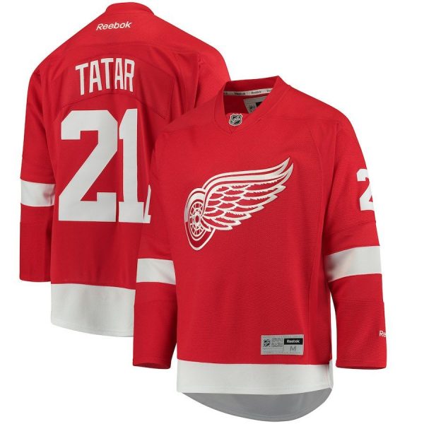 Men Detroit Red Wings Tomas Tatar Reebok Red Home Premier Player Jersey