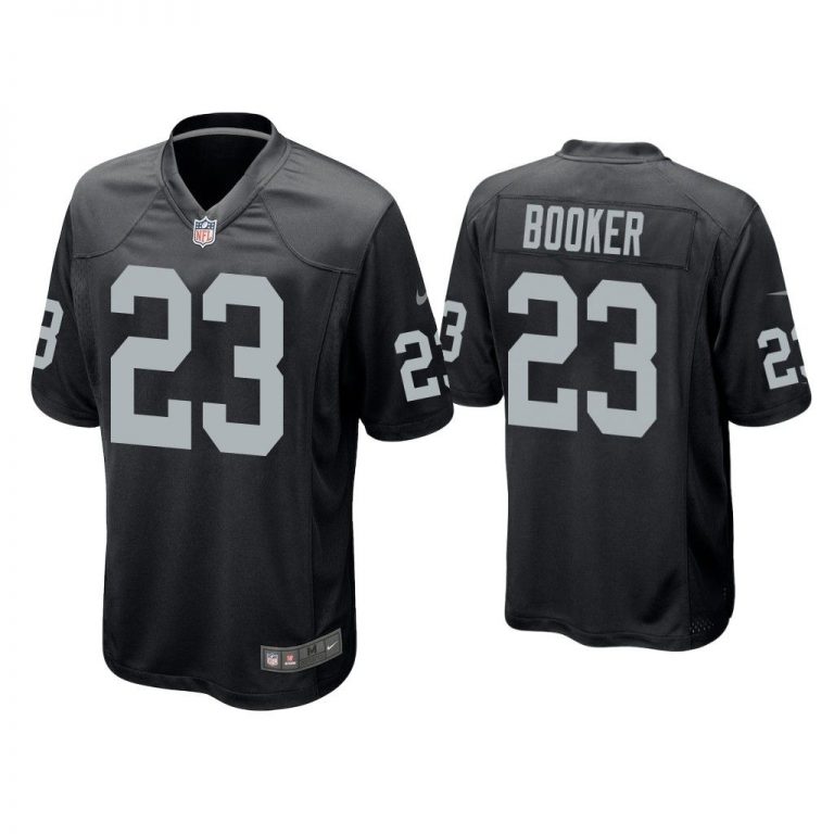 Men Devontae Booker Las Vegas Raiders Black Game Jersey