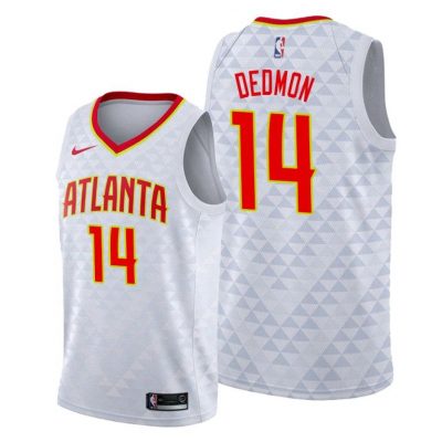 Men Dewayne Dedmon Atlanta Hawks #14 2019-20 Association Jersey - White