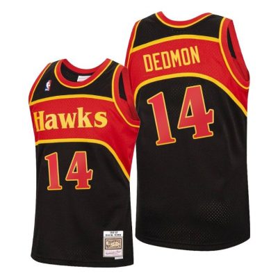 Men Dewayne Dedmon Atlanta Hawks 2020 Reload Classic Black Jersey