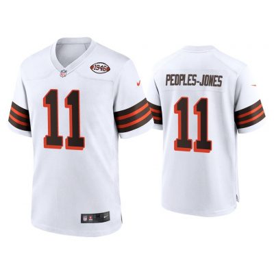 Men Donovan Peoples-Jones Cleveland Browns White 1946 Collection Alternate Game Jersey