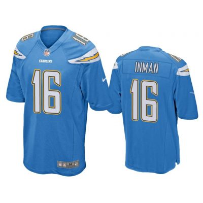Men Dontrelle Inman Los Angeles Chargers Blue Game Jersey