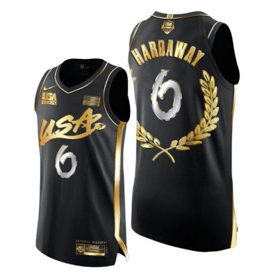 Men Dream Team 1996 Anfernee Hardaway Glory Golden Limited Edition Black Jersey