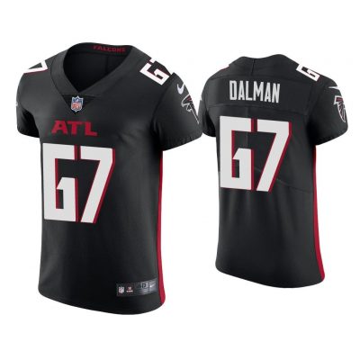 Men Drew Dalman Atlanta Falcons Black Vapor Elite Jersey