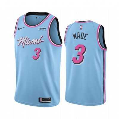 Men Dwyane Wade Miami Heat #3 Men 2019-20 City Jersey