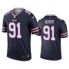 Men Ed Oliver Buffalo Bills Navy Inverted Legend Jersey