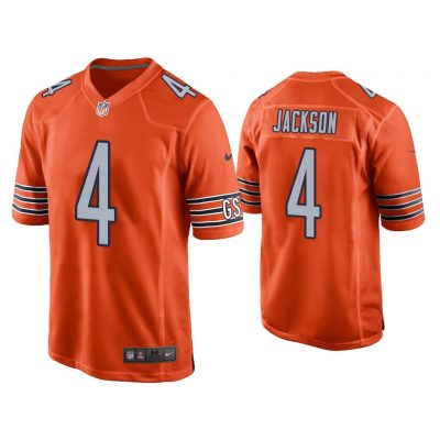 Men Eddie Jackson Chicago Bears Orange Alternate Game Jersey