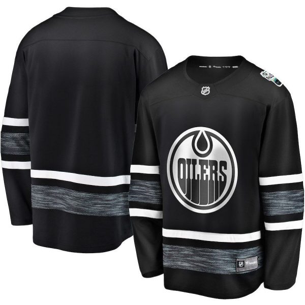 Men Edmonton Oilers Black 2019 NHL All-Star Game Replica Jersey