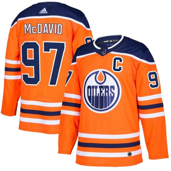 Men Edmonton Oilers Connor McDavid Royal Alternate Player Jersey