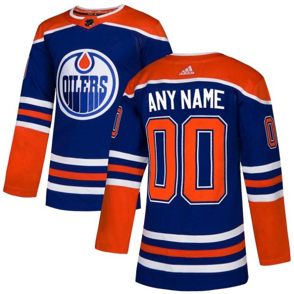 Men Edmonton Oilers Orange Custom Jersey