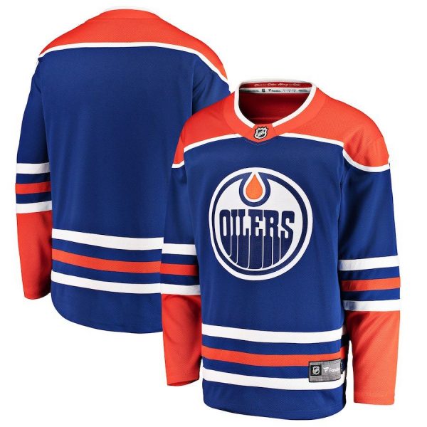 Men Edmonton Oilers Royal Alternate Breakaway Jersey