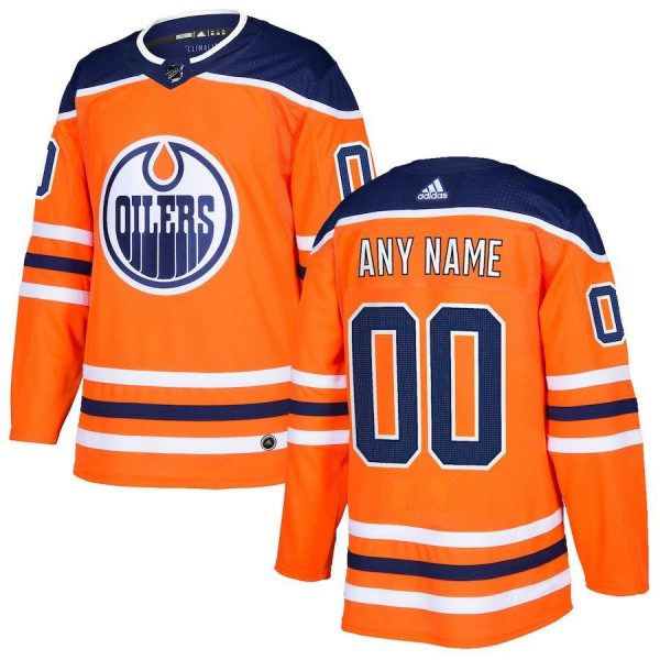 Men Edmonton Oilers Royal Alternate Custom Jersey
