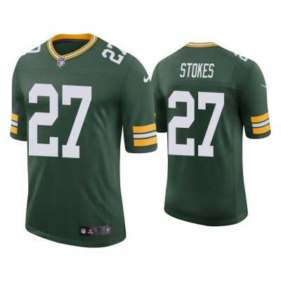 Men Eric Stokes Green Bay Packers Green 2021 NFL Draft Vapor Limited Jersey