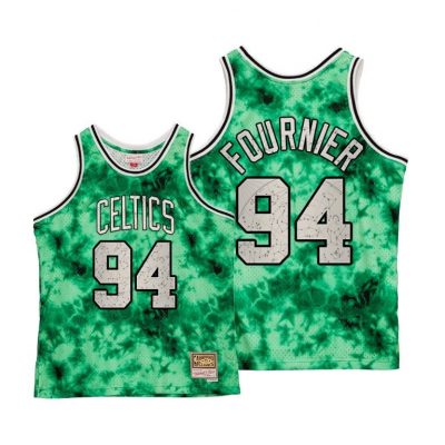 Men Evan Fournier Boston Celtics Galaxy Constellation Men Green Jersey