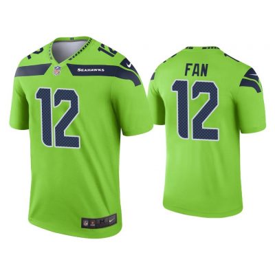 Men Fan Seattle Seahawks Neon Green Legend Jersey
