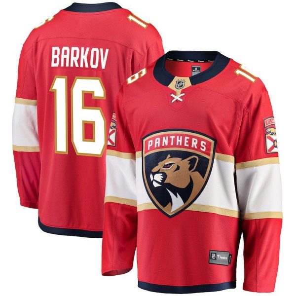Men Florida Panthers Aleksander Barkov Red Breakaway Jersey