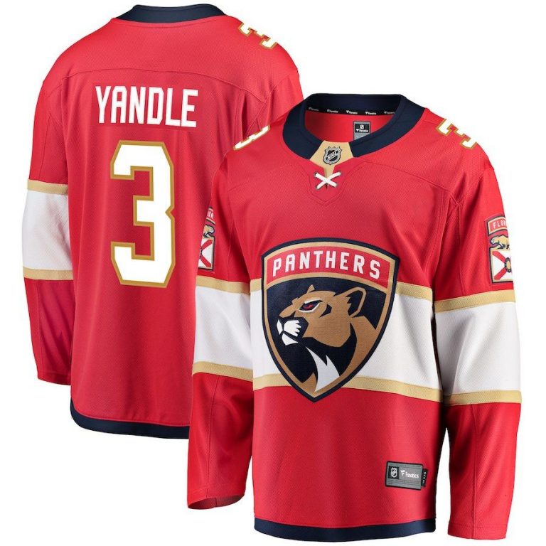 Men Florida Panthers Keith Yandle Red Breakaway Jersey