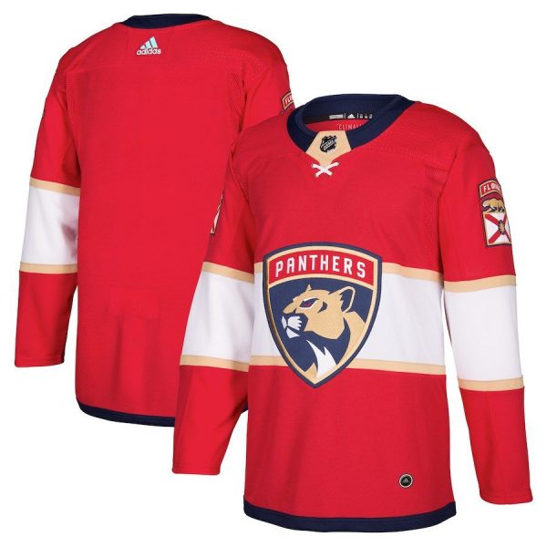 Men Florida Panthers Red Home Blank Jersey