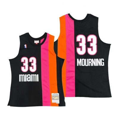 Men Floridians Alonzo Mourning #33 Throwback Black Jersey