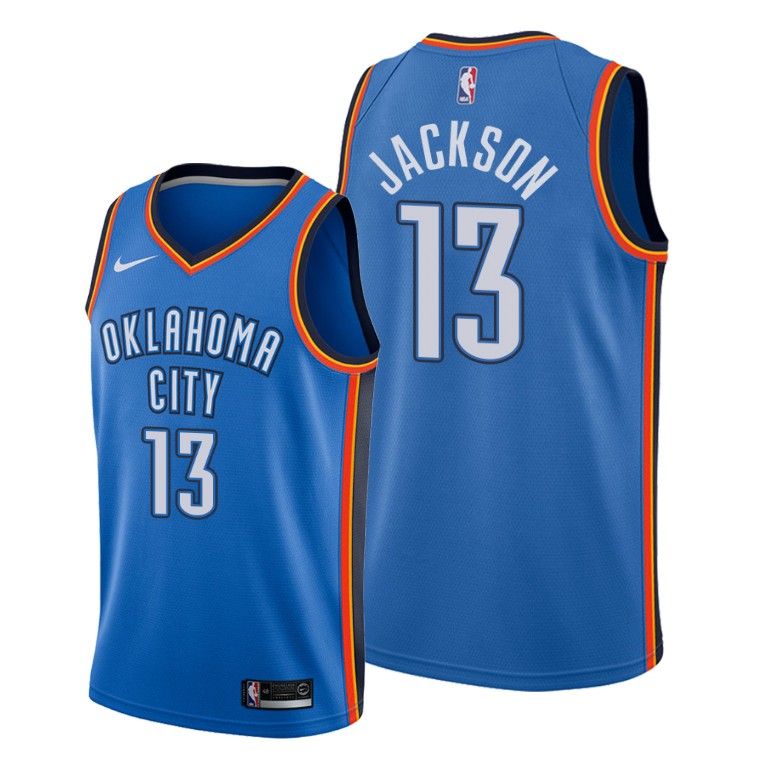 Men Frank Jackson Oklahoma City Thunder 2020-21 Icon Jersey - Blue