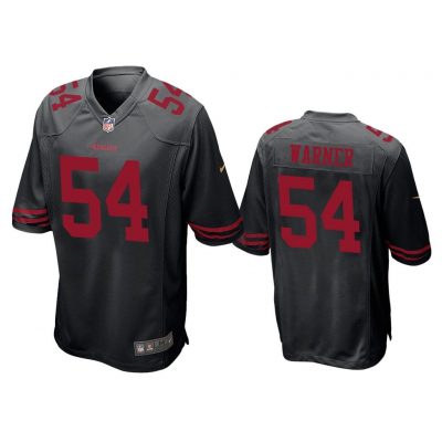 Men Fred Warner #54 San Francisco 49ers Black Game Jersey
