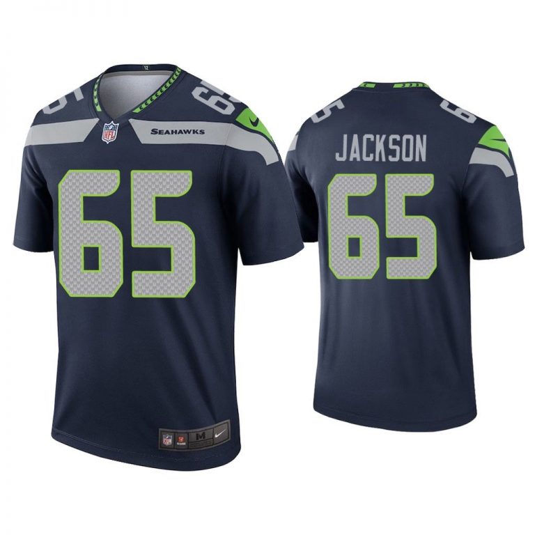 Men Gabe Jackson Seattle Seahawks Navy Legend Jersey