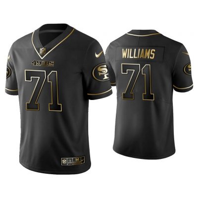 Men Golden Edition Vapor Limited 49ers Trent Williams Black Jersey