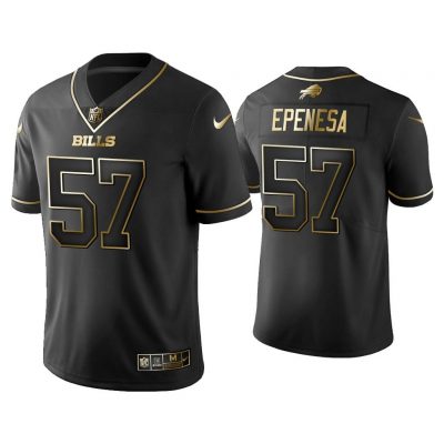 Men Golden Edition Vapor Limited Bills A.J. Epenesa Black Jersey