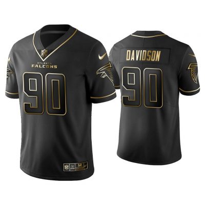 Men Golden Edition Vapor Limited Falcons Marlon Davidson Black Jersey