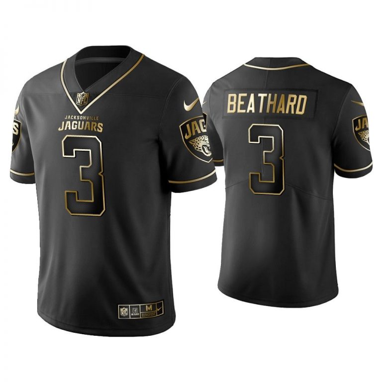 Men Golden Edition Vapor Limited Jaguars C.J. Beathard Black Jersey