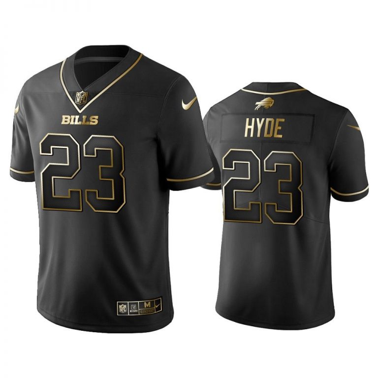 Men Golden Edition Vapor Untouchable Limited Bills #23 Micah Hyde Black Jersey