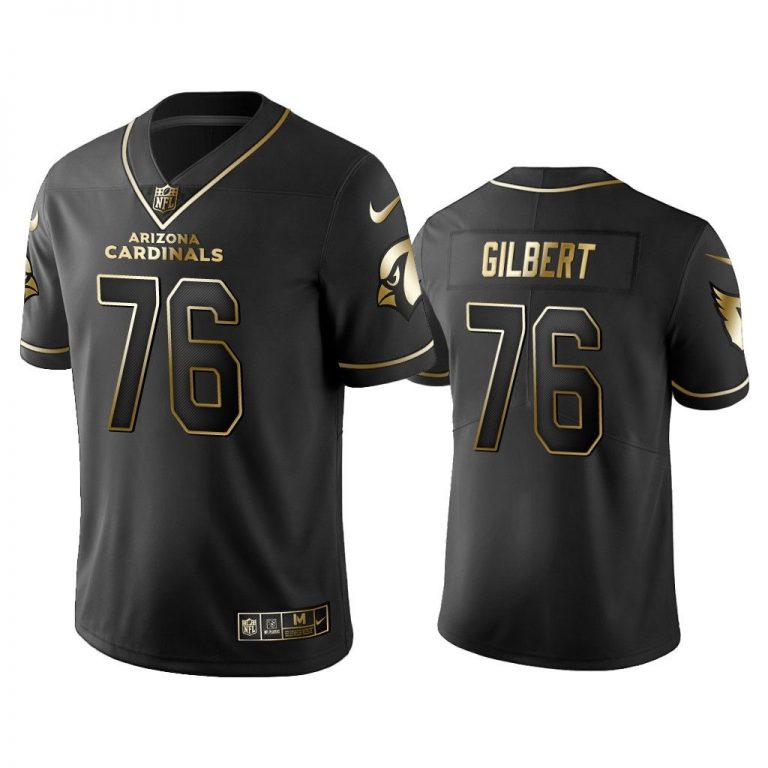 Men Golden Edition Vapor Untouchable Limited Cardinals #76 Marcus Gilbert Black Jersey