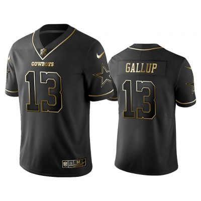 Men Golden Edition Vapor Untouchable Limited Cowboys #13 Michael Gallup Black Jersey