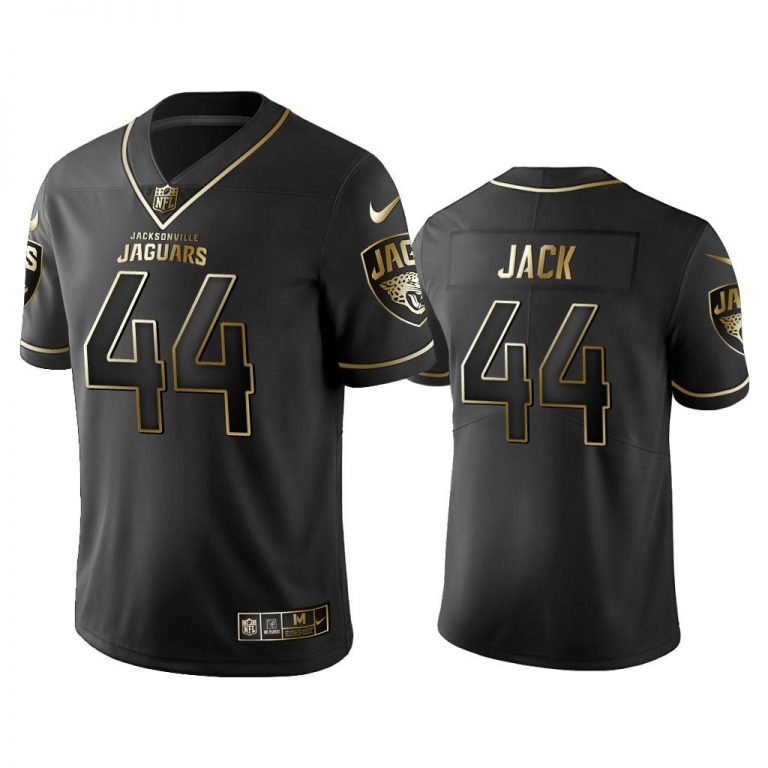 Men Golden Edition Vapor Untouchable Limited Jaguars #44 Myles Jack Black Jersey