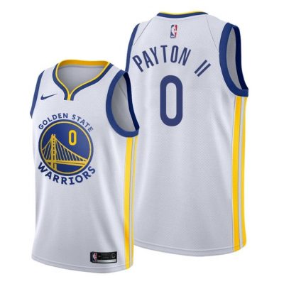 Men Golden State Warriors #0 Gary Payton II White 2021 Association Edition Jersey