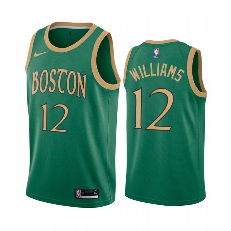 Men Grant Williams Boston Celtics #12 Green 2019-20 City Jersey