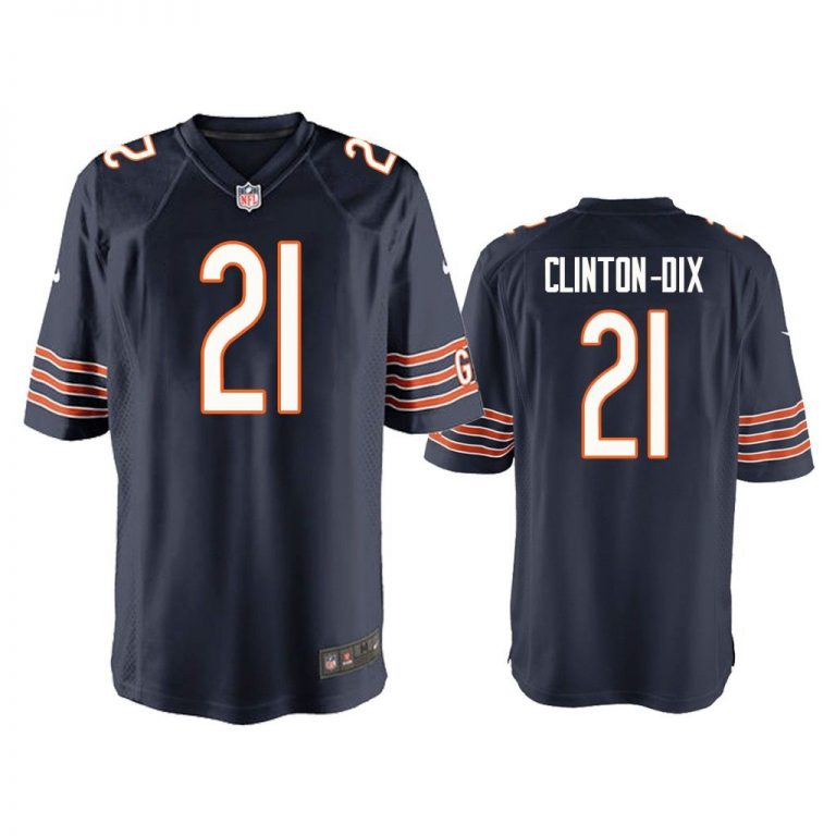 Men Ha Ha Clinton-Dix #21 Chicago Bears Navy Game Jersey