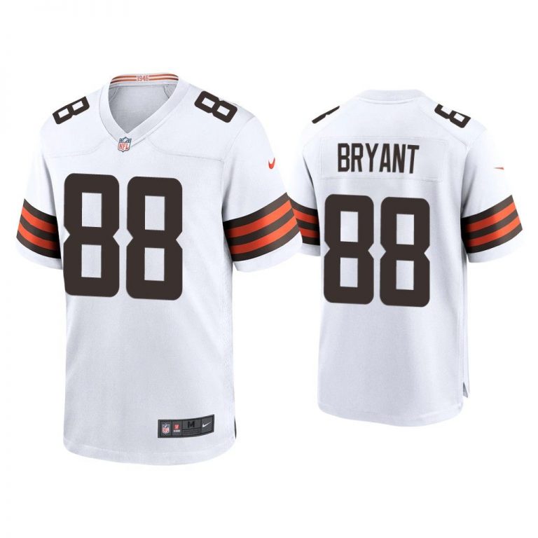 Men Harrison Bryant Cleveland Browns White Game Jersey