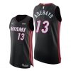 Men Heat #13 Bam Adebayo Black 2020-21 Icon Jersey