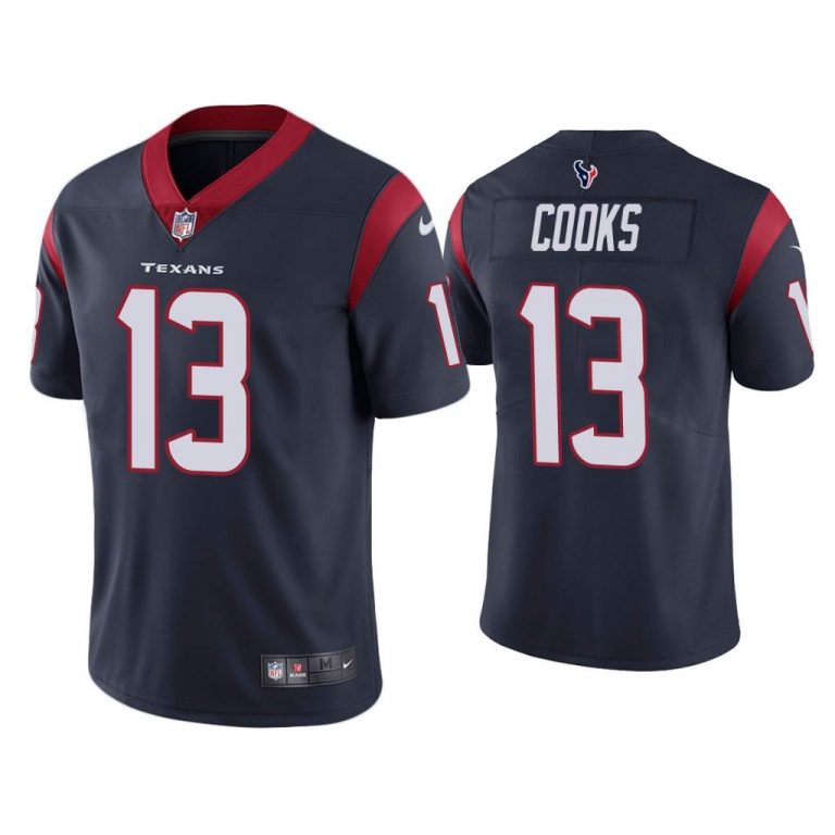 Men Houston Texans Brandin Cooks Vapor Limited Navy Jersey