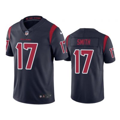 Men Houston Texans Vyncint Smith #17 Navy Color Rush Limited Jersey