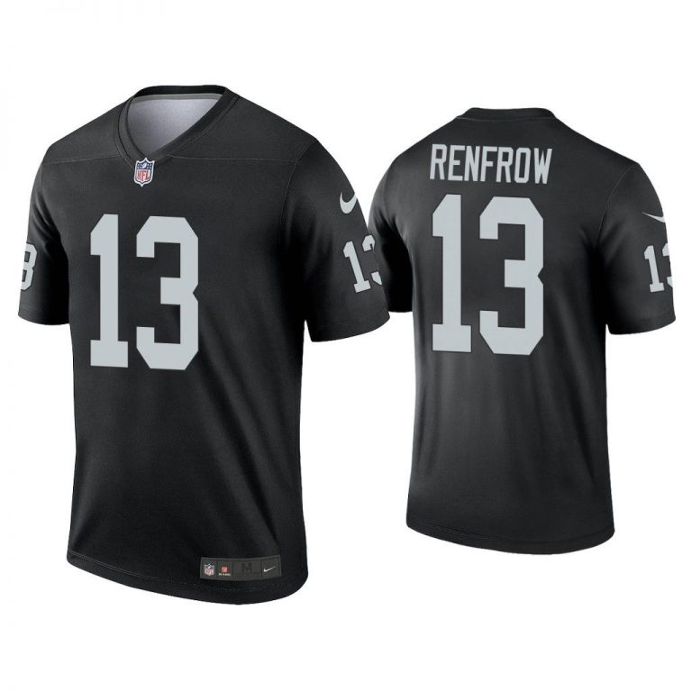 Men Hunter Renfrow Las Vegas Raiders Black Legend Jersey