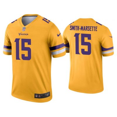 Men Ihmir Smith-Marsette Minnesota Vikings Gold Inverted Legend Jersey