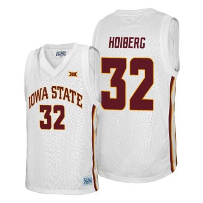 Men Iowa State Cyclones Fred Hoiberg #32 White Alumni College Basketball Jersey