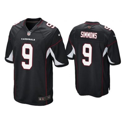 Men Isaiah Simmons Arizona Cardinals Black Alternate Game Jersey