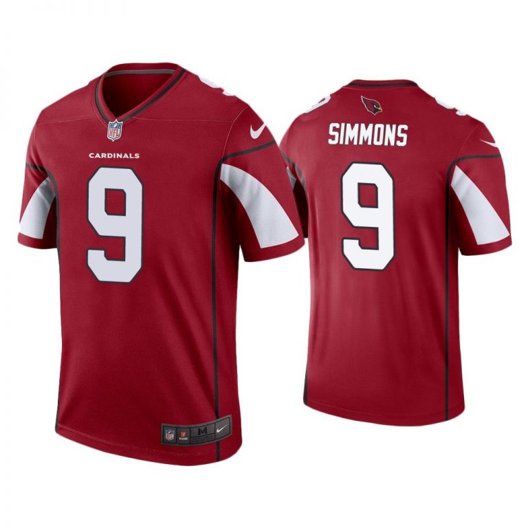 Men Isaiah Simmons Arizona Cardinals Cardinal Legend Jersey